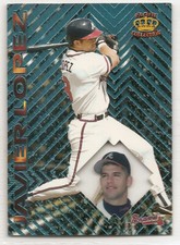 JAVY LOPEZ 1997 Pacific Prisms Light Blue #81 Atlanta Braves JAVIER LOPEZ