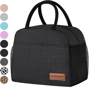 Lunch Bag Women/Men Lunch Box Women/Men (black) - Bild 1 von 5