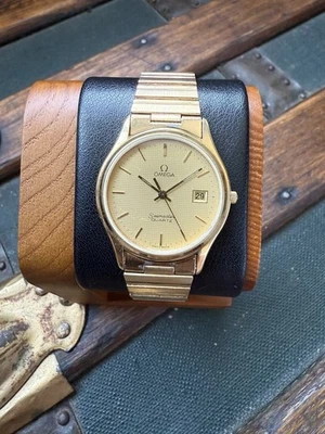 Omega Seamaster Quartz Cal.1430 Gold & Steel Mens Swiss Made 196.0251 - Image 1 of 4