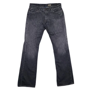 Polo Ralph Lauren Jeans Herren 36x34 schwarz grau distressed 750 Bootcut Button Fly - Bild 1 von 19