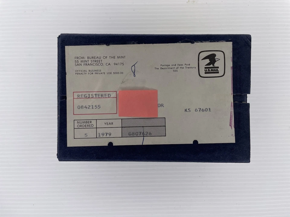 1979-S Proof Set Sealed Mailed Box Never Opened! Box of 5 sets - Posible Type-2! - Image 1 of 1