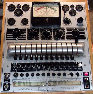 Precision Apparatus 10-54 "TEST MASTER" Tube Tester/Multimeter Restored! NICE! - Image 1 of 4
