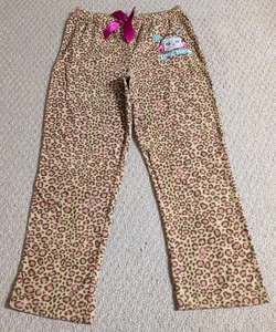 Komar Kids Girls Large Multi-Color Leopard Print Flame Resistant Pajama Pants 24 - Picture 1 of 8