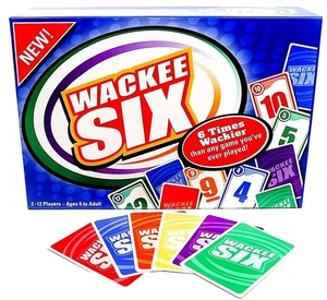 RARE WACKEE SIX Card Game 6 Colored Decks 100% COMPLETE & PERFECT - Bild 1 von 1
