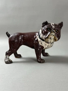SELTENER ANTIKER TÜRSTOPPER HUBLEY ENGLISCHE BULLDOGGE GUSSEISEN 1930er - Bild 1 von 14
