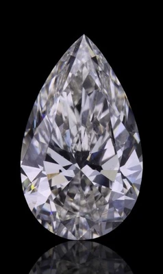Pear Cut 1.02 Carat Cert. GIA Natural Mined Diamond Loose I color SI1 clarity - Image 1 of 2