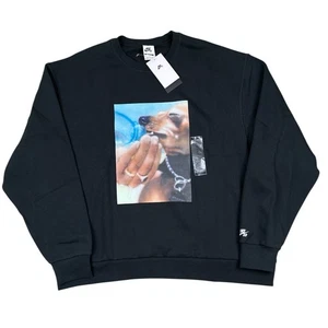 Nike SB Fleece Crewneck Sweatshirt "Dog Water" Graphic Black Herren XL Loose Fit - Bild 1 von 8