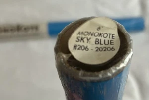 Two Six Foot Rolls of Top Flite Monokote - #206 -20206- Sky Blue - Picture 1 of 1