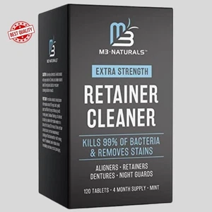 Retenedor Limpiador Tabletas Limpiador Invisalign, Elimina Olores Decoloración Nuevo - Imagen 1 de 3