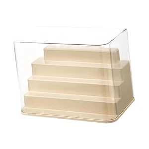 Display Case Dustproof 5 Layer Small Showcase for Dolls Figurines Bookshelf - Picture 1 of 4