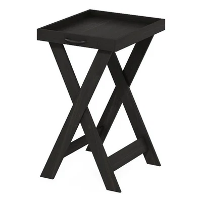 Furinno Classic Tray Table with Removable Tray in Espresso - Image 1 of 4