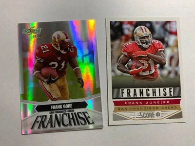 FRANK GORE-SCORE (FRANCHISE) CARDS-#749-S.F.49ERS—FREE!! SHIPPING!!-LOOK!! - Image 1 of 4