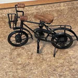 MEJORES HOGARES y JARDINES Artesanal Decoración de Mesa Bicicleta Negra - Imagen 1 de 3