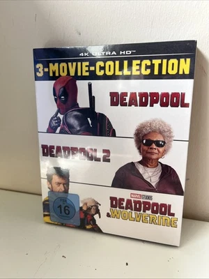 Deadpool 3 Film Collection- 4K Ultra HD Blu Ray  .New & Sealed  German Import - Image 1 of 3