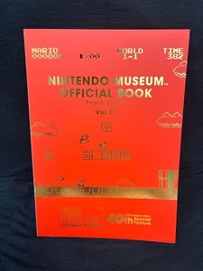 [Inglés] Libro Oficial Museo Nintendo Vol.1 40 Aniversario Super Mario Bros - Imagen 1 de 1