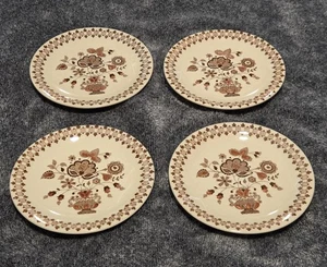 VTG Johnson Bros Staffordshire Old Granite Jamestown Bread Plates Set Of 4 6.25" - Picture 1 of 5