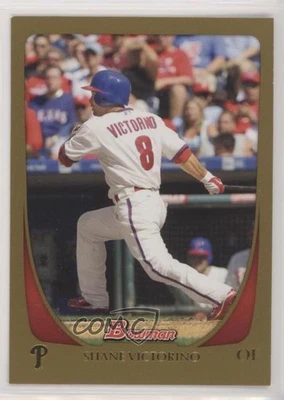 2011 Bowman Gold Shane Victorino #14 - Image 1 of 2
