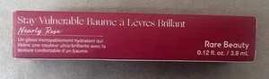 Rare Beauty Stay Vulnerable Glossy Lip Balm Nearly Rose 0.12 fl oz - Picture 1 of 8