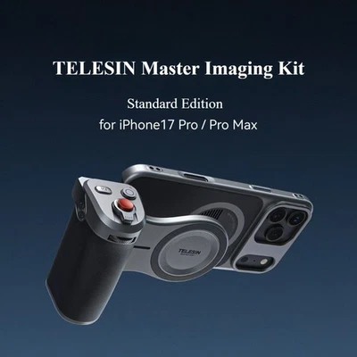 NUEVO TELESIN Mobile Photography Master Kit para iPhone 17 Pro/Pro Max empuñadura de cámara Foto 1 de 4
