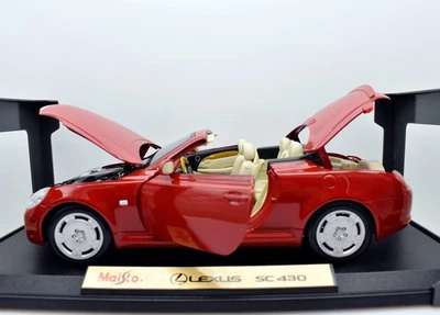 Modellino auto 1:18 Lexus SC 430 maisto diecast modellismo statico da collezione - Immagine 1 di 4