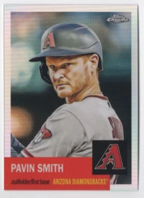 2022 Topps Chrome Platinum REFRACTOR Pavin Smith Arizona Diamondbacks #107 - Image 1 of 2