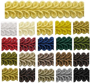 Ribete de poses de 1 m o 5 m o 50 m de ancho selección de colores costura cinta decorativa - Imagen 1 de 20