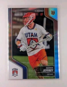 Warren Jeffrey 2024 Premier Lacrosse League PLL #25 Blue Parallel Card #51 /77 - Picture 1 of 2