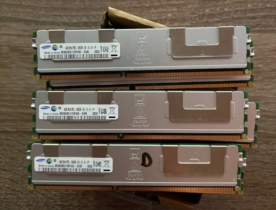 Samsung 24 GB PC3L-10600R 2Rx4 ECC M393B5170FHB-CH9 RAM REG ECC DDR3  - Bild 1 von 3