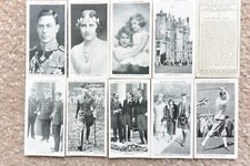 Cigarette Cards WILLS: 1937 OUR KING AND QUEEN (Full Set).