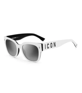 Lunettes de soleil blanc noir DSQUARED2 neuves - Imagen 1 de 8