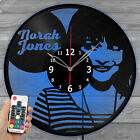 LED Vinyl Clock Norah Jones Light Vinyl Record Wall Clock Decor Home 4751