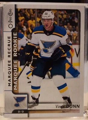 Vince Dunn 2017-18 O-Pee-Chee Marquee Rookie #635 Blues / Kraken RC - Image 1 of 4