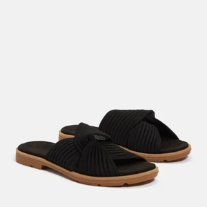 MUJER TIMBERLAND *SANDALIAS CALISTA BAY SLIDE* COLOR~NEGRO PUNTO TALLA 9 M - Imagen 1 de 6