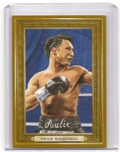 2011 Ringside Round Two Paulie Malignaggi Turkey Red Gold Insert Card /9 #124 - Bild 1 von 2
