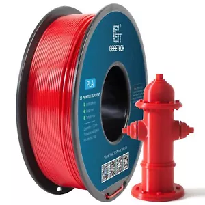 1kg/Roll GEEETECH 3D Printer Filament 1.75mm PLA Consumables Fliament Red US - Picture 1 of 6