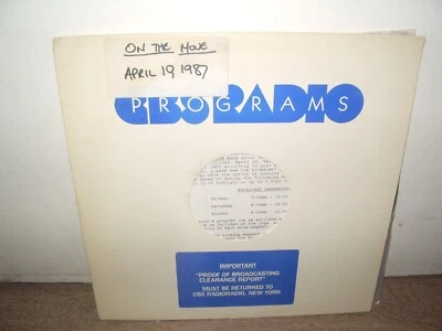 On The Move! - Weekend April 10, 1987 US RARE 3xLP DISCO SOUL FUNK R&B HIP-HOP - Photo 1/4