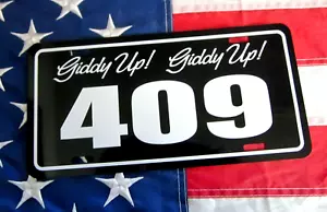 409 Chevrolet license plate tag 1961 1962 1963 1964 1965 Chevy Impala Biscayne - Picture 1 of 4