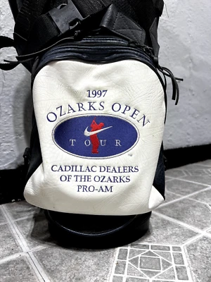 Golf Cart Bag 1997 Ozarks Open Tour Cadillac Dealers of the Ozarks Pro-AMw/cover - Image 1 of 4