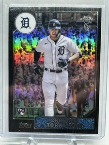 2022 Topps Chrome Ben Baller Spencer Torkelson #87BC-25 1987 Topps Retro Tigers - Picture 1 of 2