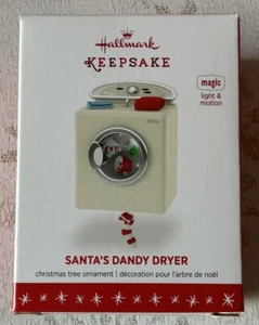 Hallmark Keepsake Ornament 2016 Santa's Dandy Clothes Dryer Magic Light Motion - Picture 1 of 1