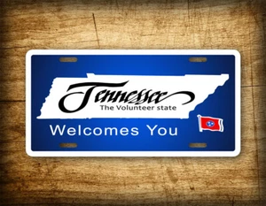 Letrero de bienvenida de Tennessee placa de licencia CUALQUIER TEXTO 6x12 personalizado - Imagen 1 de 5
