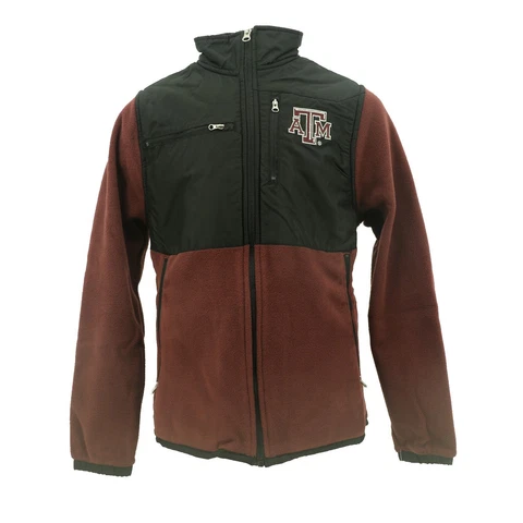 Texas A&M Aggies NCAA Kids Youth Size Full Zip Fleece Jacket New With Tags Cover