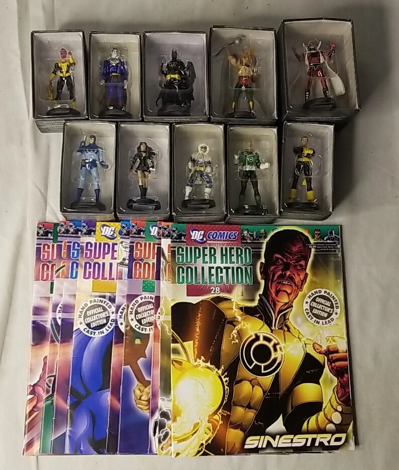 Lot Of 10 Eaglemoss DC Comics Super Hero Collection Figure Magazine  - Image 1 of 4