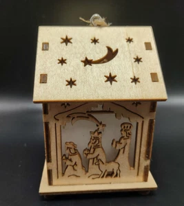 Belén de Navidad de madera - Imagen 1 de 5