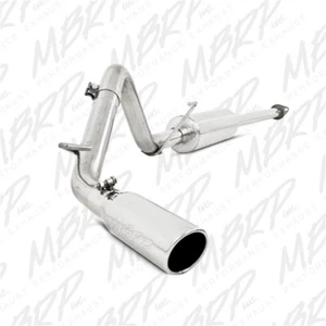 MBRP Fits 05-13 Toyota Tacoma 4.0L EC/CC Cat Back Single Exit T409 Exhaust - Picture 1 of 10
