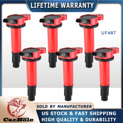 Bobina de ignição para 2005-2018 Toyota Avalon 2013-2015 Lexus GS350 Base 3.5L UF487 - Imagem 1 de 4