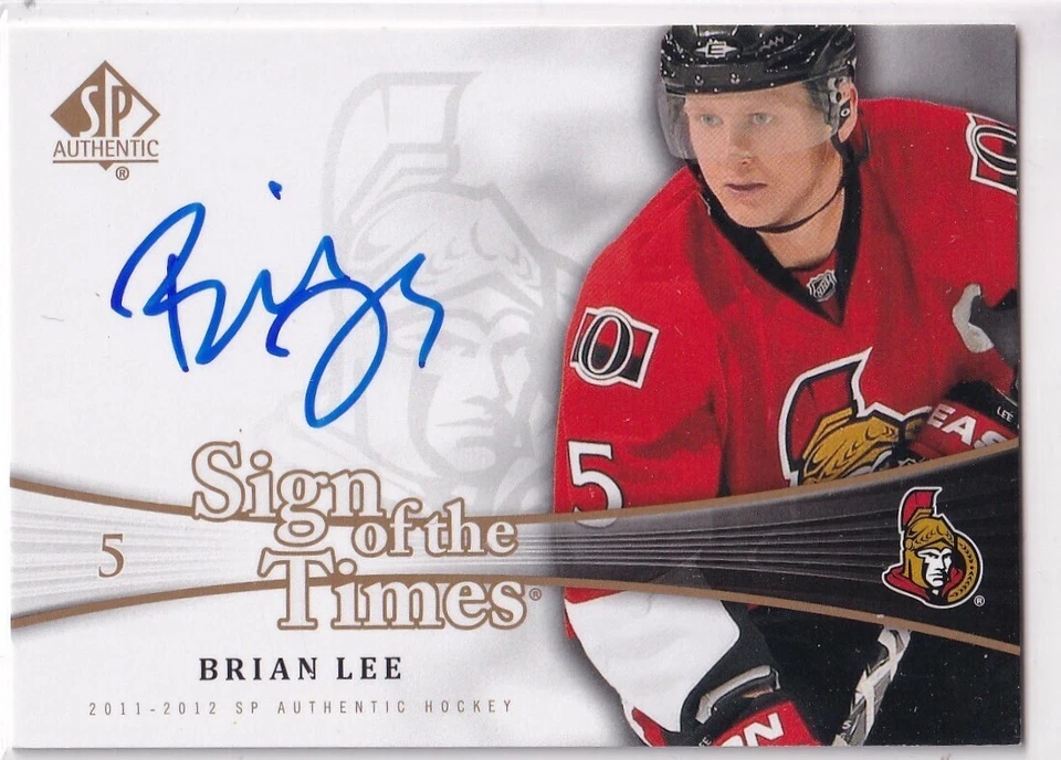 2011-12 SP Authentic Sign of the Times Autograph #SOT-LE Brian Lee AUTO - Image 1 of 1