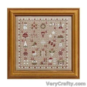 Historische Samplerfirma - Adventskalender gezähltes Kreuzstich-Set - Bild 1 von 1