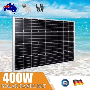 12V 400W Solar Panel Mono 400 Watt Caravan Camping Home Battery Charging Power - Picture 1 of 13