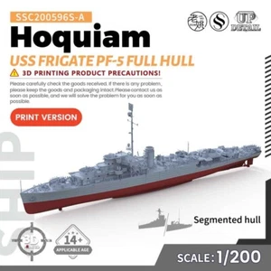 SSMODEL SSC200596S-A 1/200 Military Model Kit USS Hoquiam Frigate PF-5 FULL HULL - Picture 1 of 4